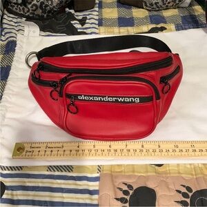Alexander Wang Bold Red Belt Bag